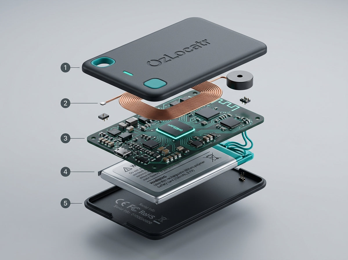 OzLocatr Dual Tracker Card